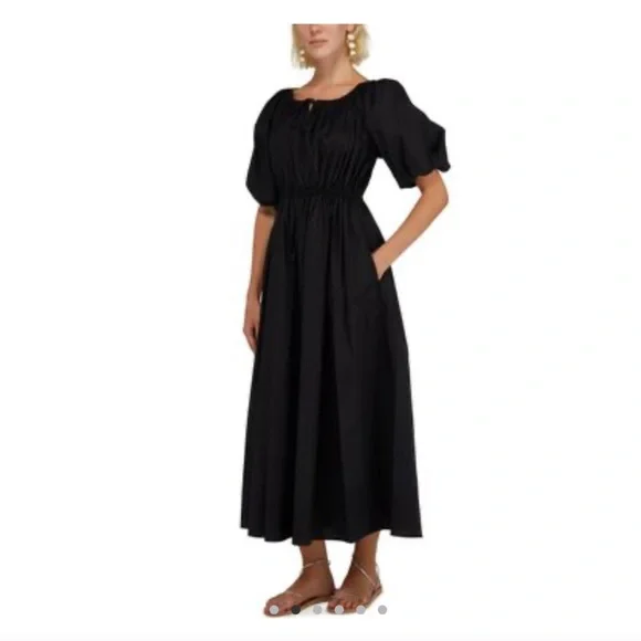 white christmas dresses Matteau // Floral Cut Out Tie Dress – VSP Consignment main image 1